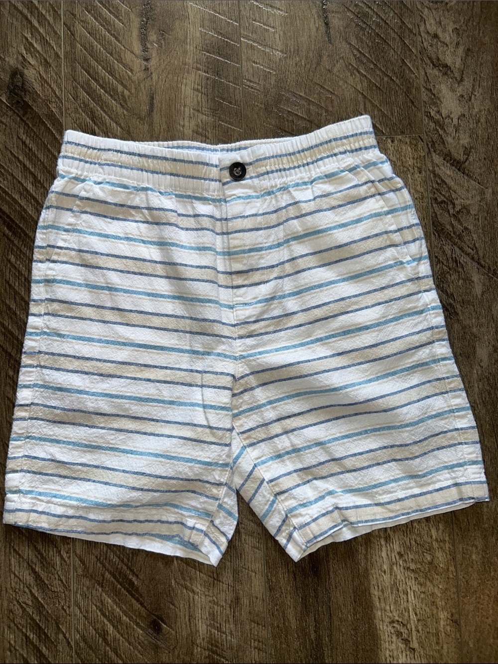 JANIE AND JACK LINEN BLEND BOYS SHORTS SIZE 8